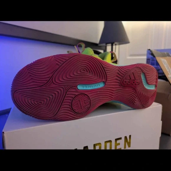 adidas Originals Harden Shoes - Yellow and Pink - Picture 5 of 7